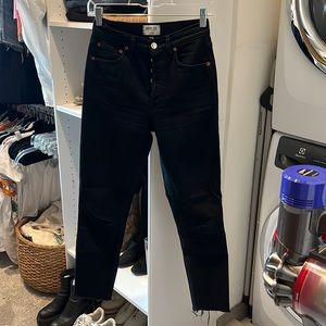 Agolde Black Denim - Nico High Rise
